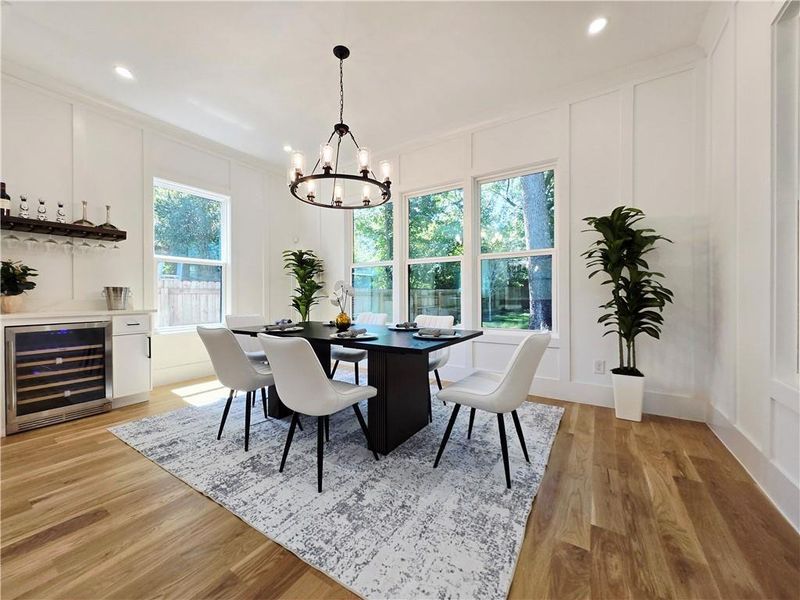 Furnished interior view inside a new home in , Atlanta (Image 31).