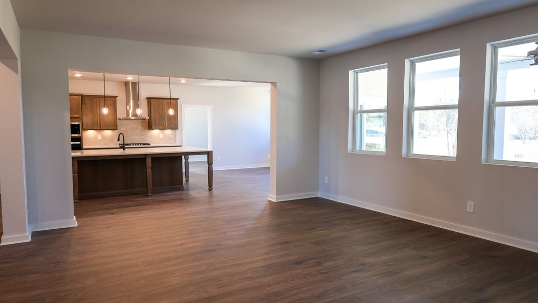 Representative unfurnished interior of a home built from the TISDALE by D.R. Horton in Harvest Point, Spring Hill (Image 30).