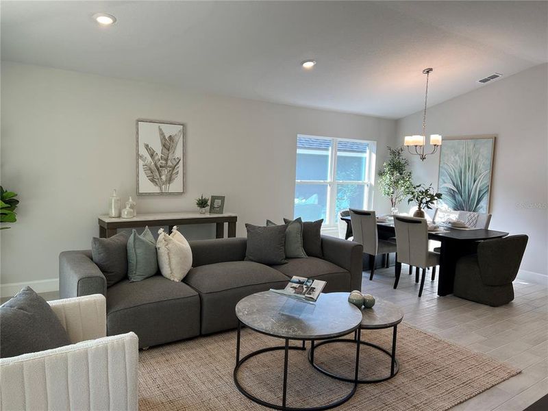 Furnished interior view inside a new home in Abbey Glen, Dade City (Image 9).