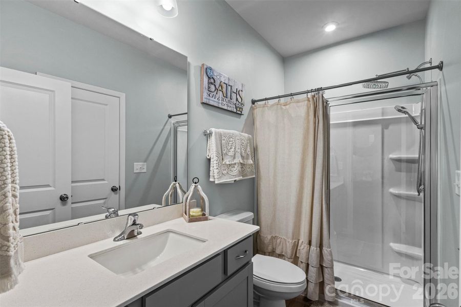 First floor full bathroom. First floor full bathroom.