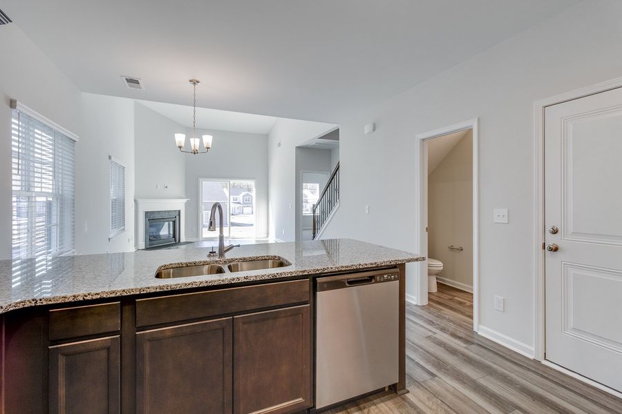 Furnished interior view inside a new home in The Falls, Blythewood (Image 9).
