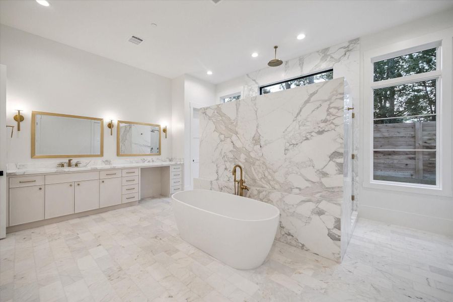 Furnished interior view inside a new home in , Hunters Creek Village (Image 23). Furnished interior view inside a new home in , Hunters Creek Village (Image 23).