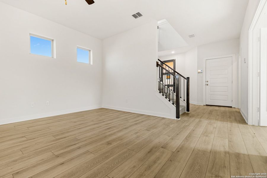 Spacious, unfurnished interior of a new home in Trilogy Grove, Leon Valley (Image 15). Spacious, unfurnished interior of a new home in Trilogy Grove, Leon Valley (Image 15).