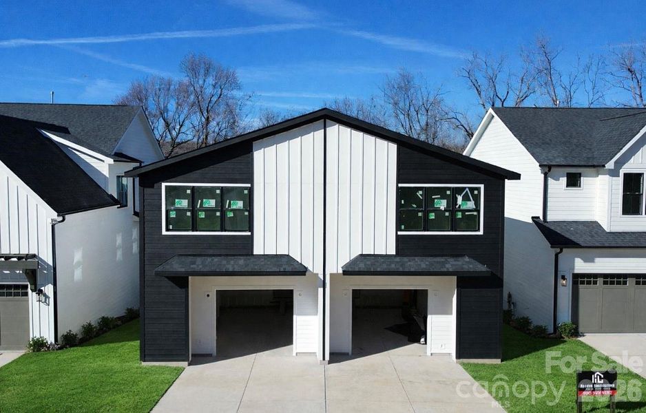 Front exterior of a new home in , Charlotte, NC, highlighting curb appeal (Image 1). Front exterior of a new home in , Charlotte, NC, highlighting curb appeal (Image 1).