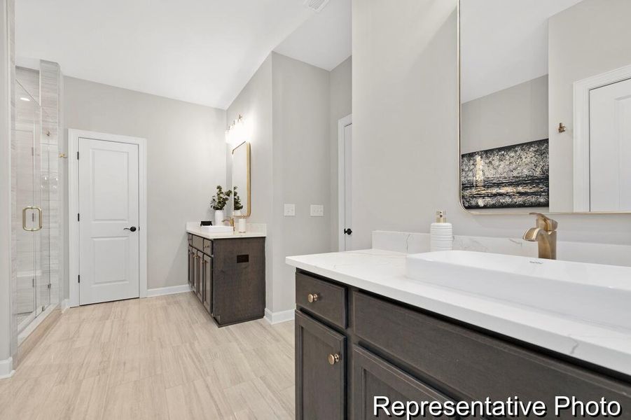 Furnished interior view inside a new home in , Ravenel (Image 24).