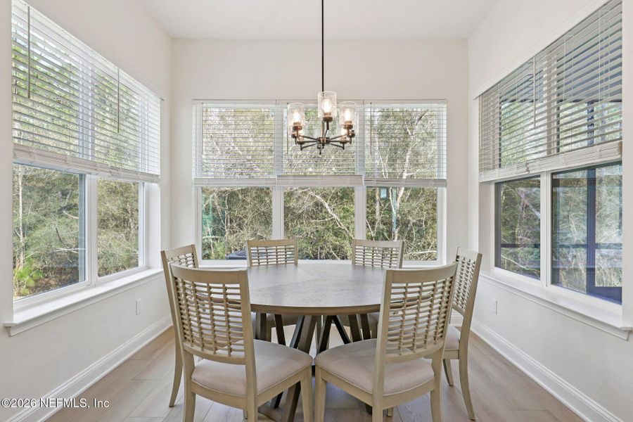 Furnished interior view inside a new home in Middlebourne, St. Johns (Image 43). Furnished interior view inside a new home in Middlebourne, St. Johns (Image 43).