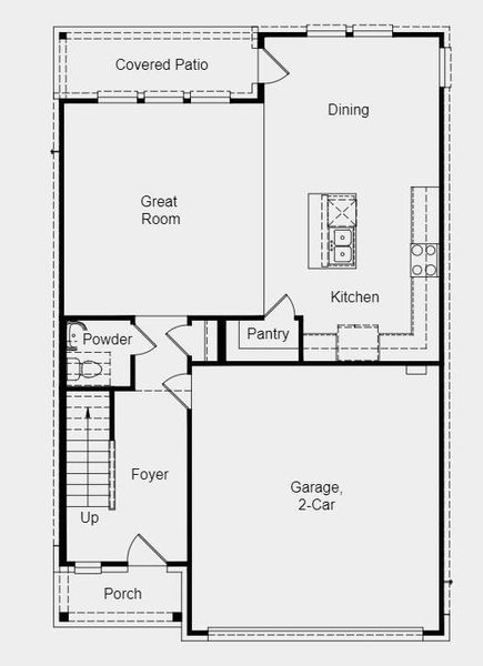 Structural options include: gas line at patio.