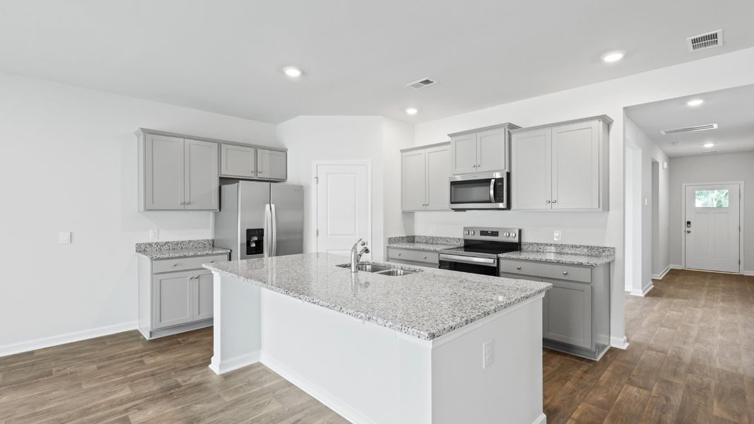 Representative furnished interior of a home built from the DARBY-EXP by D.R. Horton in Hillcrest, Ravenel (Image 5).