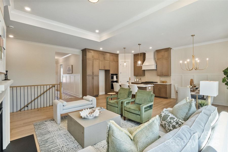 Furnished interior view inside a new home in , Fort Mill (Image 12).