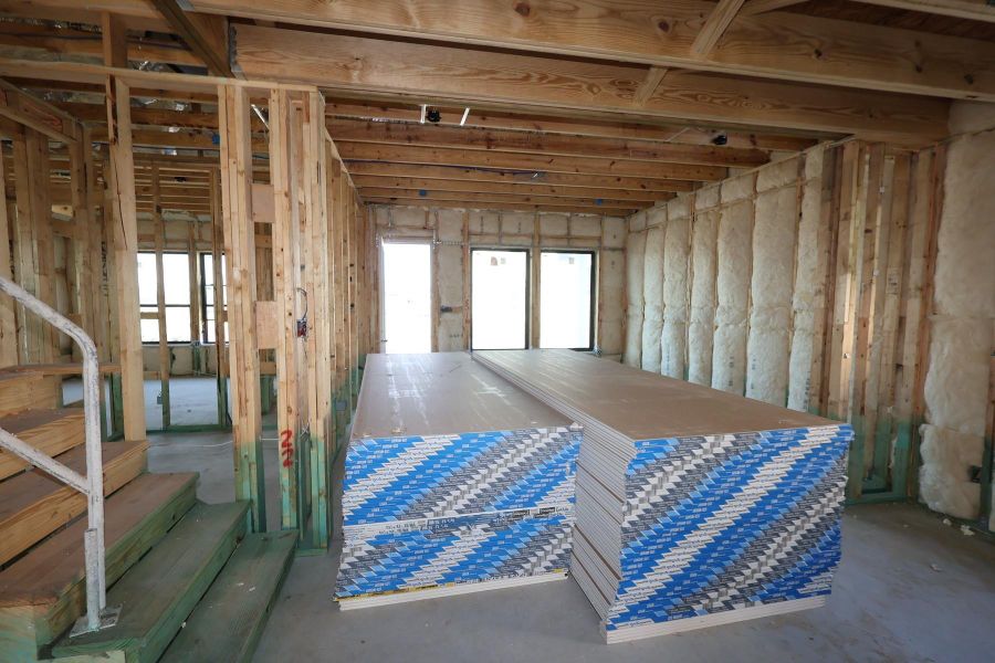 In-progress construction of a new home in Austin Point, Richmond, TX (Image 6).