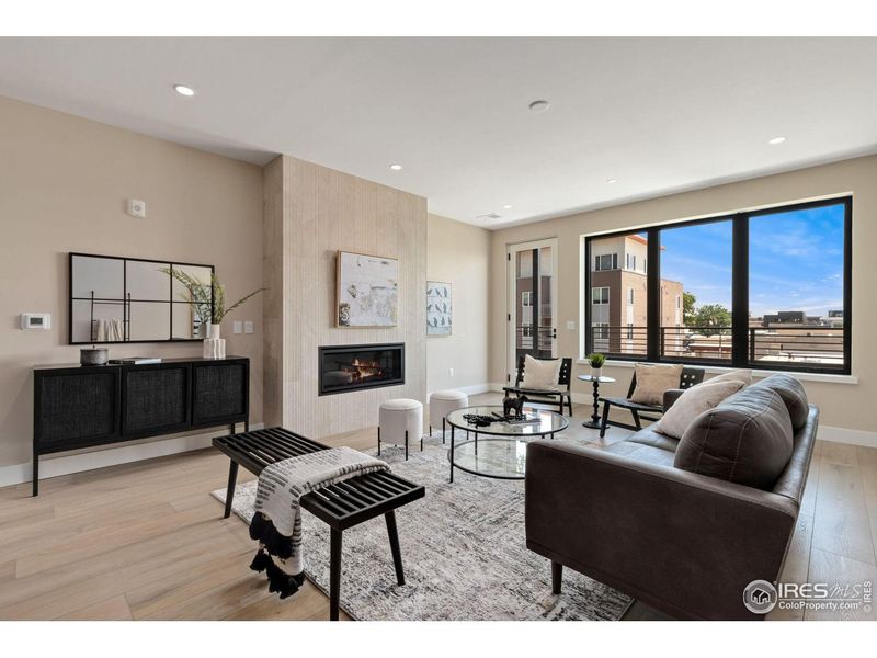 Furnished interior view inside a new home in , Loveland (Image 15).