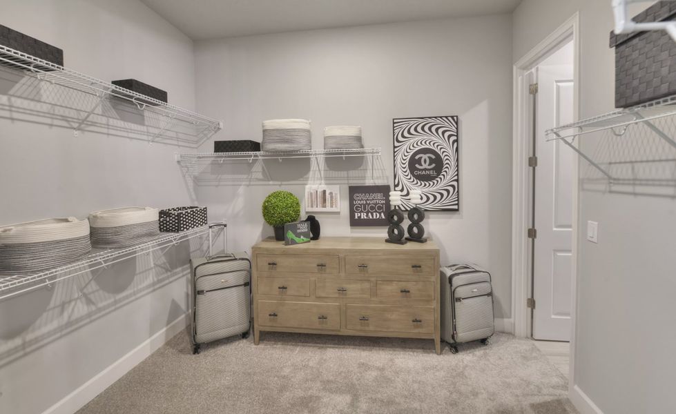 Furnished interior view inside a new home in Mosaic, Daytona Beach (Image 18). Furnished interior view inside a new home in Mosaic, Daytona Beach (Image 18).