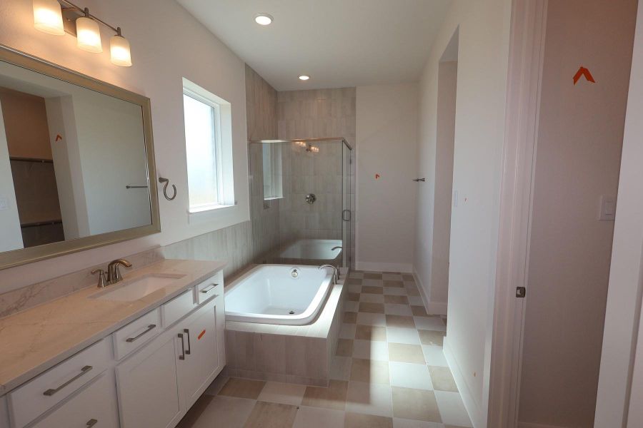 Furnished interior view inside a new home in Elyson - Reserve Collection, Katy (Image 15).