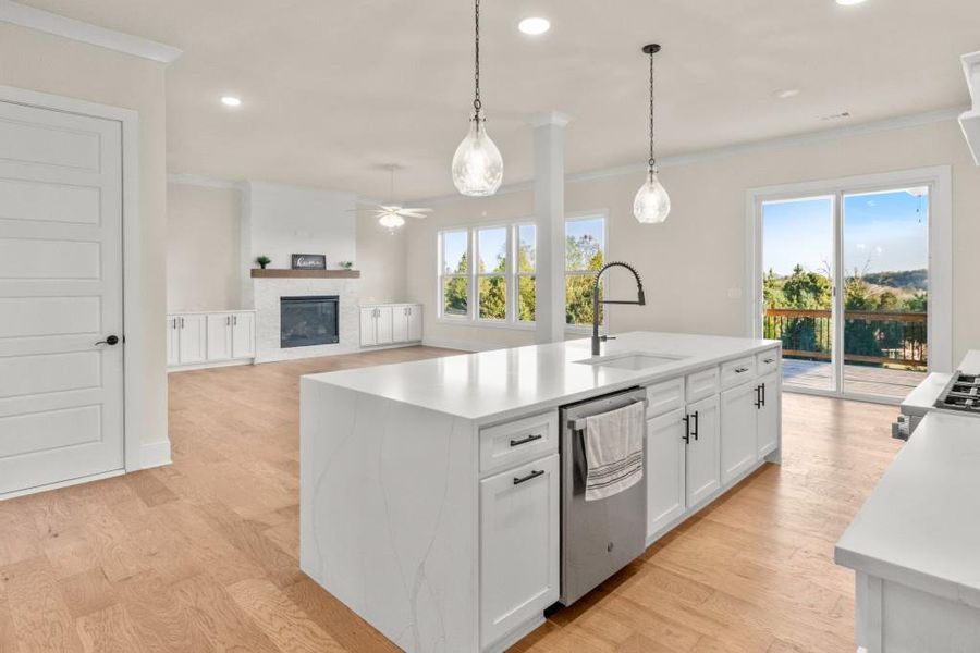 Furnished interior view inside a new home in , Flowery Branch (Image 13).