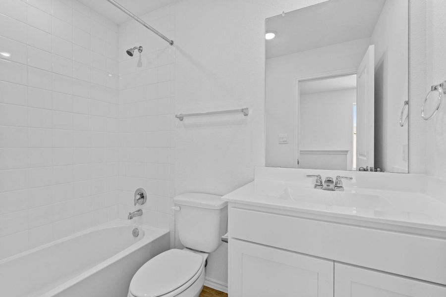 Furnished interior view inside a new home in Valverde, Bastrop (Image 12).