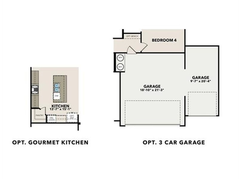 2D floor plan layout of this home in Cedar Farms, Winder, GA (Image 3). 2D floor plan layout of this home in Cedar Farms, Winder, GA (Image 3).