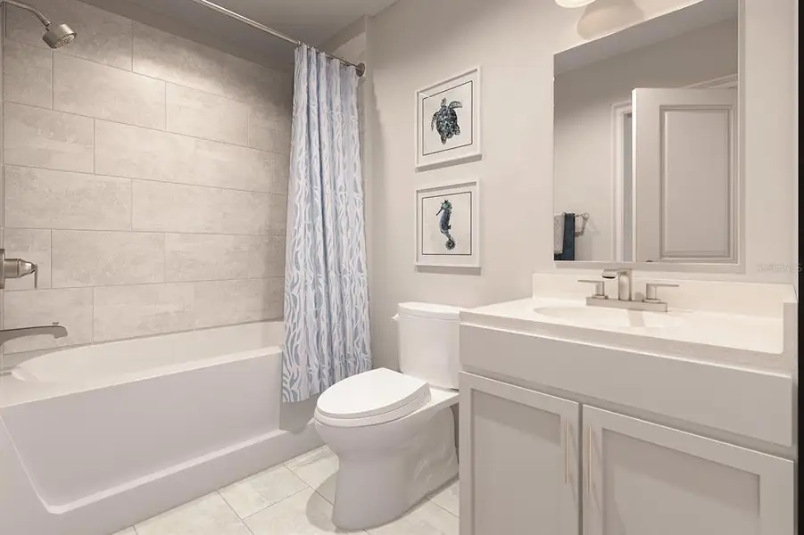 Furnished interior view inside a new home in Lake Mattie Preserve, Auburndale (Image 9).