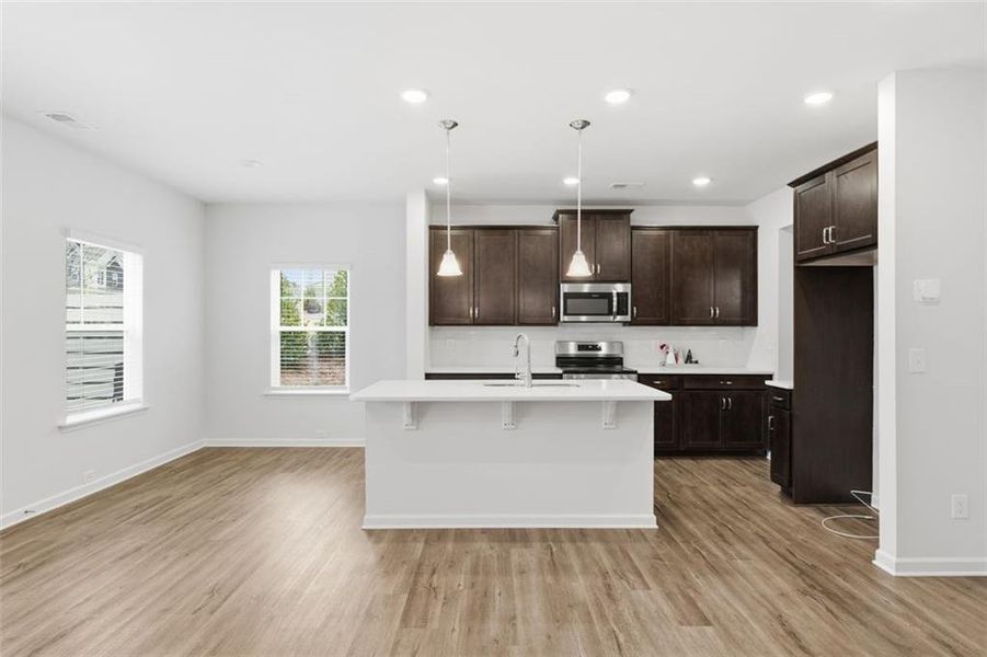 Furnished interior view inside a new home in , Powder Springs (Image 9).