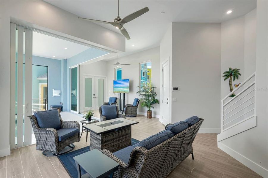 Furnished interior view inside a new home in , Cape Coral (Image 17).