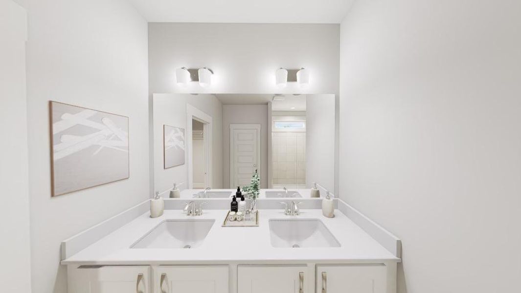 Furnished interior view inside a new home in Golden Gate, High Point (Image 5).