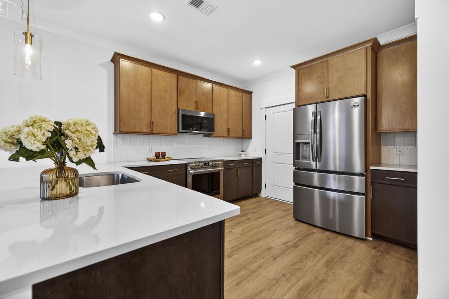 Furnished interior view inside a new home in , Charleston (Image 12).
