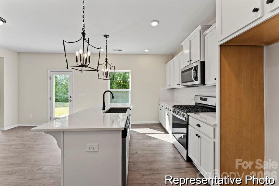 Furnished interior view inside a new home in Beaver Creek, Statesville (Image 3).