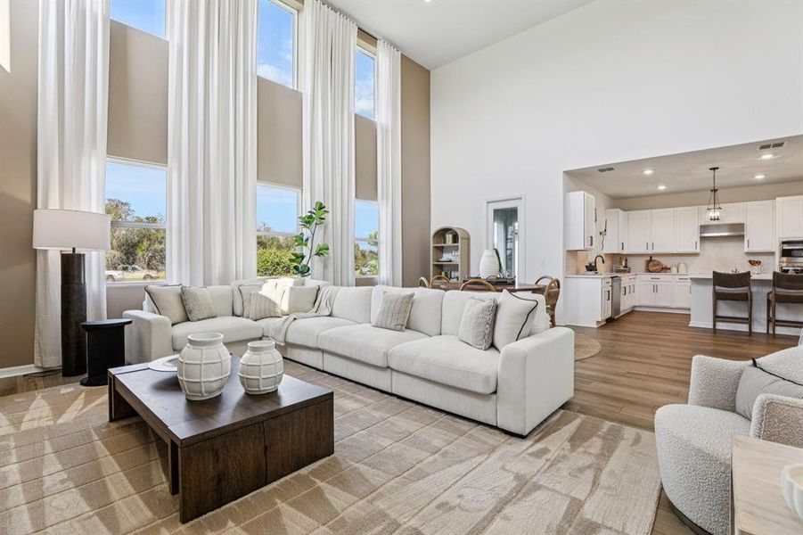 Furnished interior view inside a new home in Hawks Run, Kissimmee (Image 17).