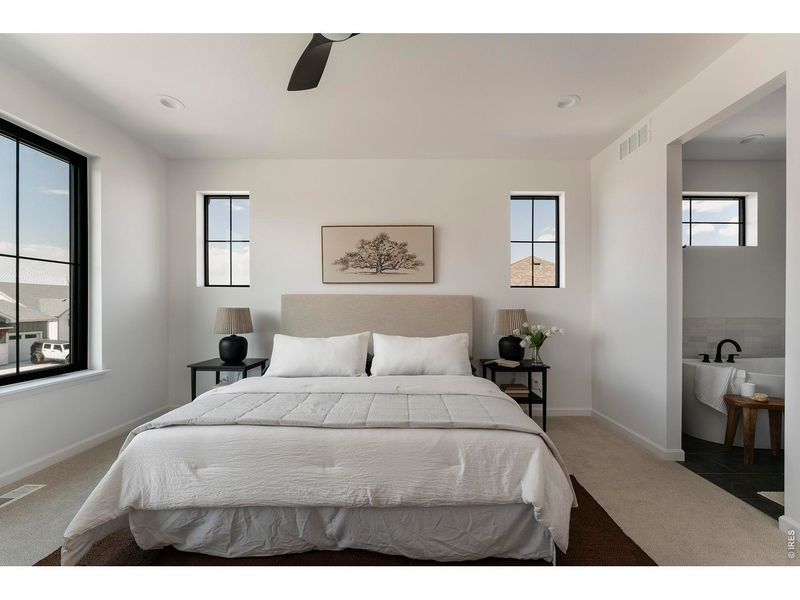 Furnished interior view inside a new home in , Milliken (Image 14).