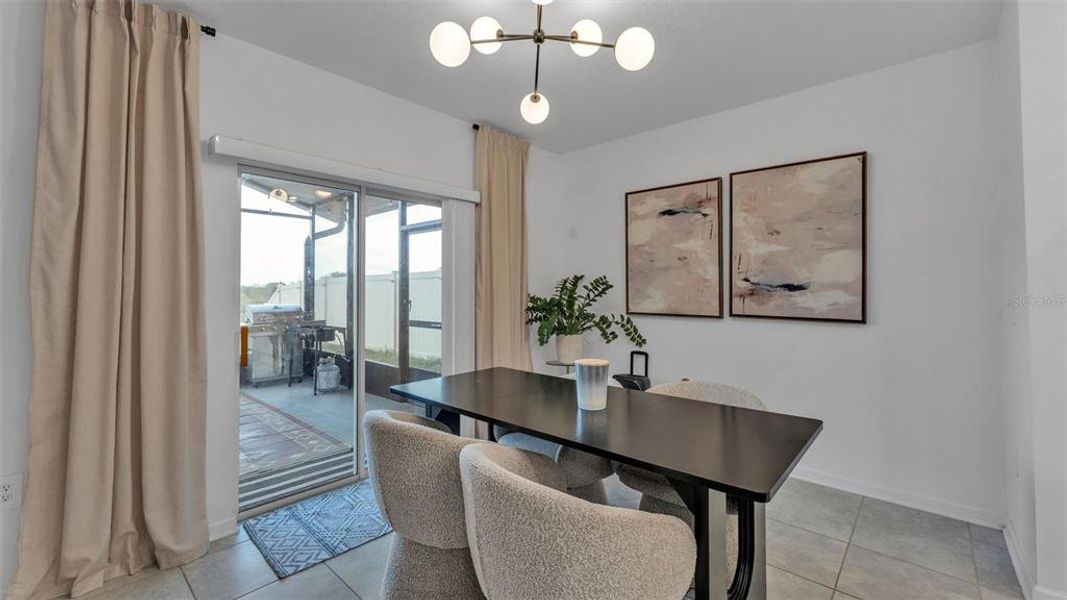 Furnished interior view inside a new home in , Winter Haven (Image 11).