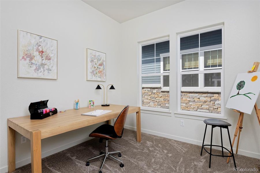 Furnished interior view inside a new home in , Fort Collins (Image 31).