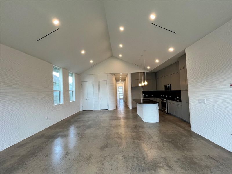 Spacious, unfurnished interior of a new home in Wolf Ranch: Genesis Collection, Georgetown (Image 11). Spacious, unfurnished interior of a new home in Wolf Ranch: Genesis Collection, Georgetown (Image 11).