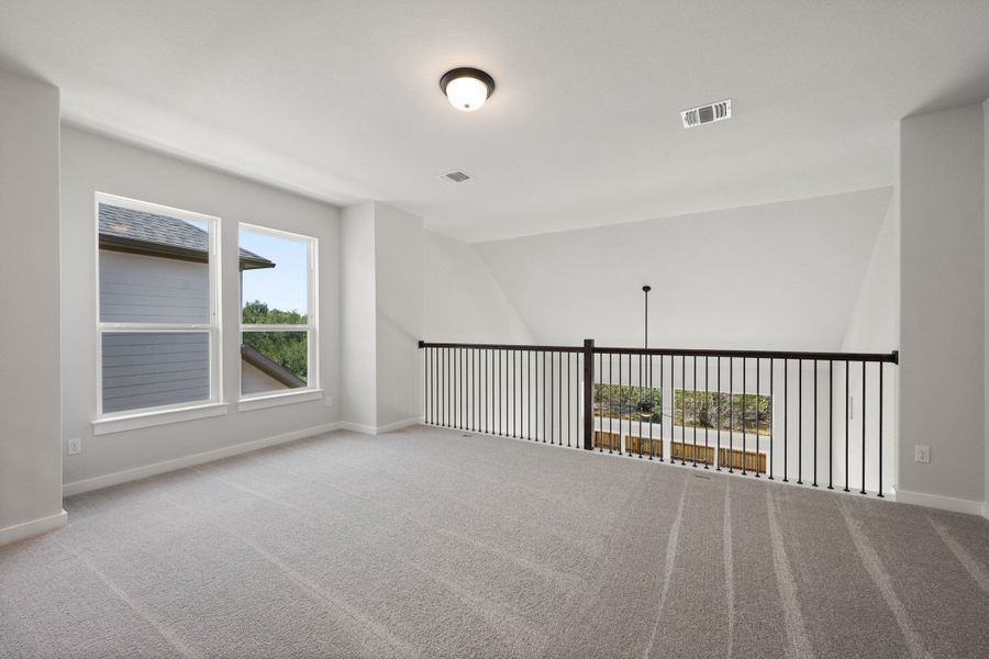 Spacious, unfurnished interior of a new home in Heritage, Dripping Springs (Image 36). Spacious, unfurnished interior of a new home in Heritage, Dripping Springs (Image 36).