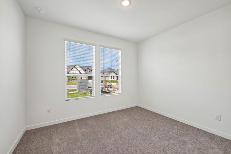 Representative unfurnished interior of a home built from the 3501 by Risewell Homes in Parkton Square, Kyle (Image 14).