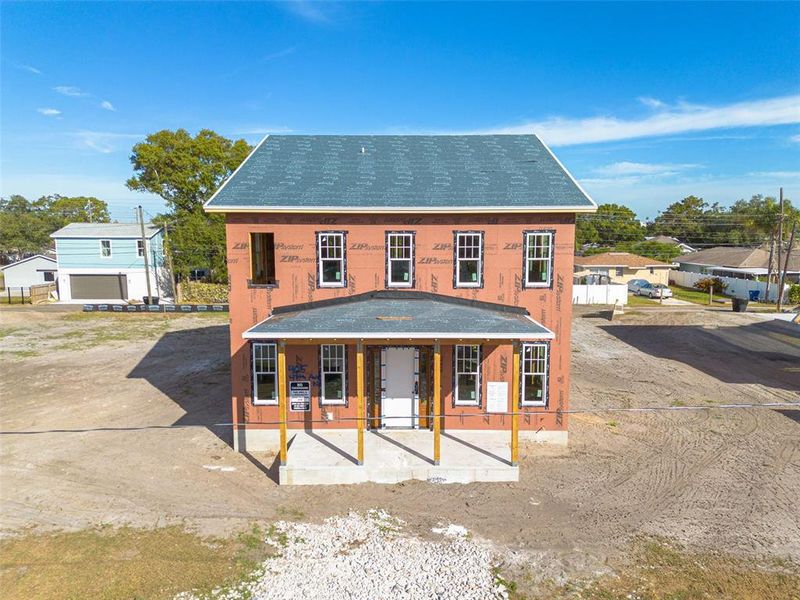 In-progress construction of a new home in , St. Petersburg, FL (Image 2).