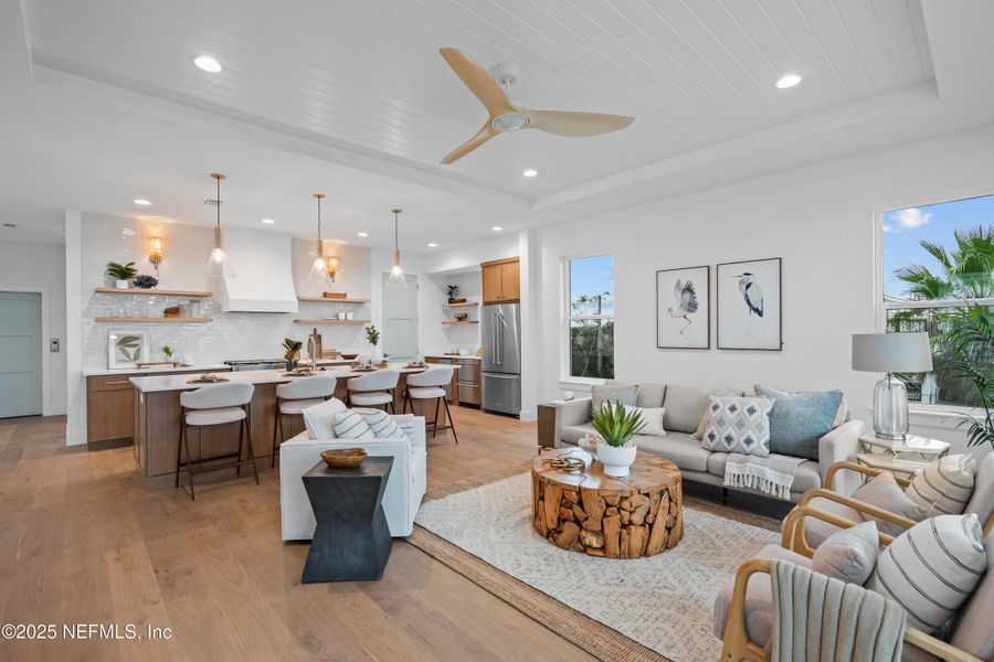 Furnished interior view inside a new home in , St. Johns (Image 31).