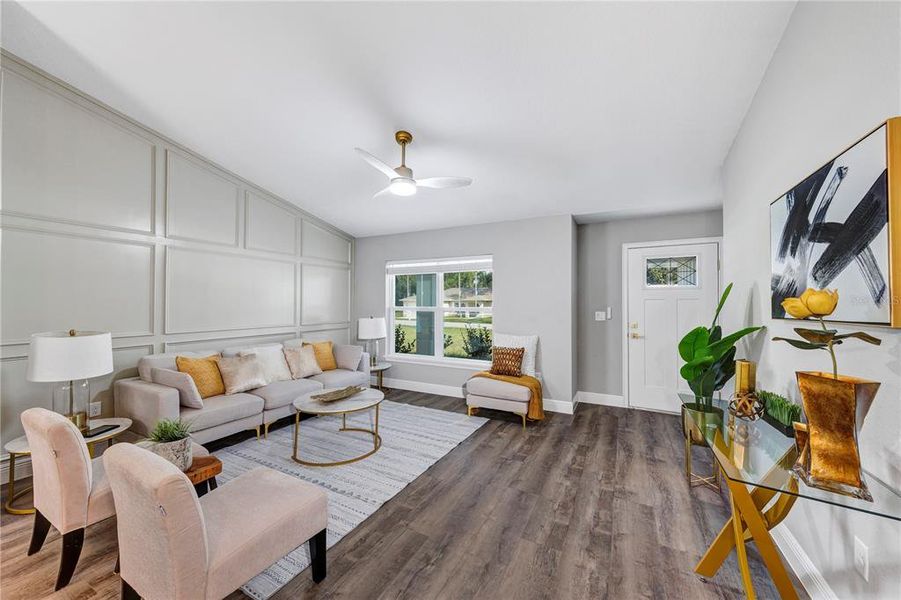 Furnished interior view inside a new home in , Ocala (Image 17).