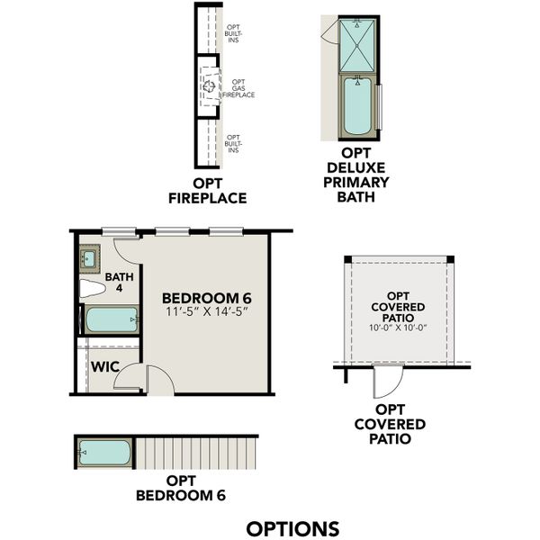 2D floor plan layout for the The Danbury I by Davidson Homes LLC in The Reserve at Potranco Oaks, Castroville, TX (Image 26).