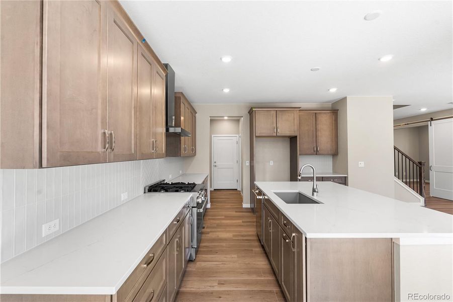 Furnished interior view inside a new home in Harmony at Solstice, Littleton (Image 11).