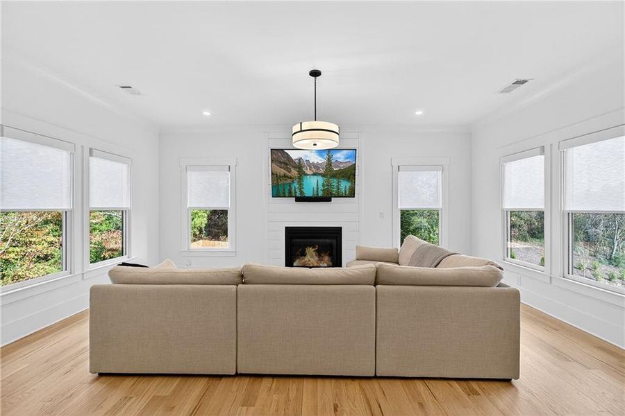 Furnished interior view inside a new home in , Marietta (Image 73).