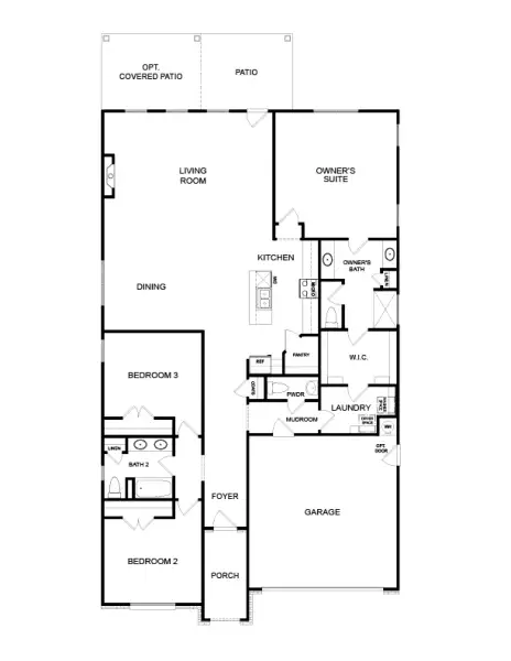 2D floor plan layout for the The Augusta by Direct Residential Communities in Heath Golf and Yacht Club, Heath, TX (Image 3). 2D floor plan layout for the The Augusta by Direct Residential Communities in Heath Golf and Yacht Club, Heath, TX (Image 3).