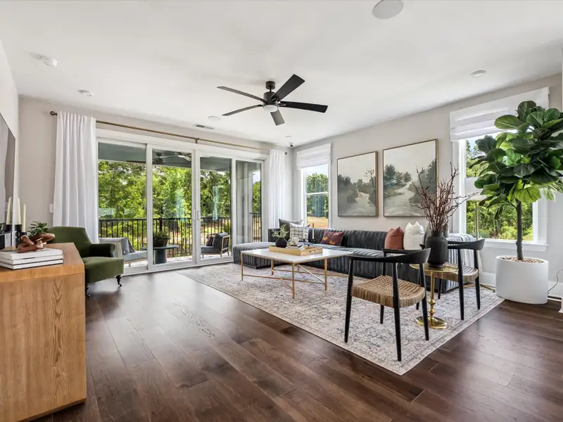 Furnished interior view inside a new home in Old Town Village, Waxhaw (Image 4).