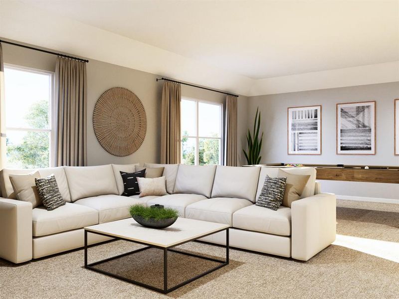 Photos are a representation of the floor plan. Options and interior selections will vary.