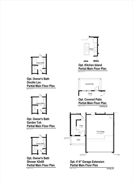 2D floor plan layout for the Vista View by View Homes in The Meadows at Hunters Ranch, San Antonio, TX (Image 5). 2D floor plan layout for the Vista View by View Homes in The Meadows at Hunters Ranch, San Antonio, TX (Image 5).