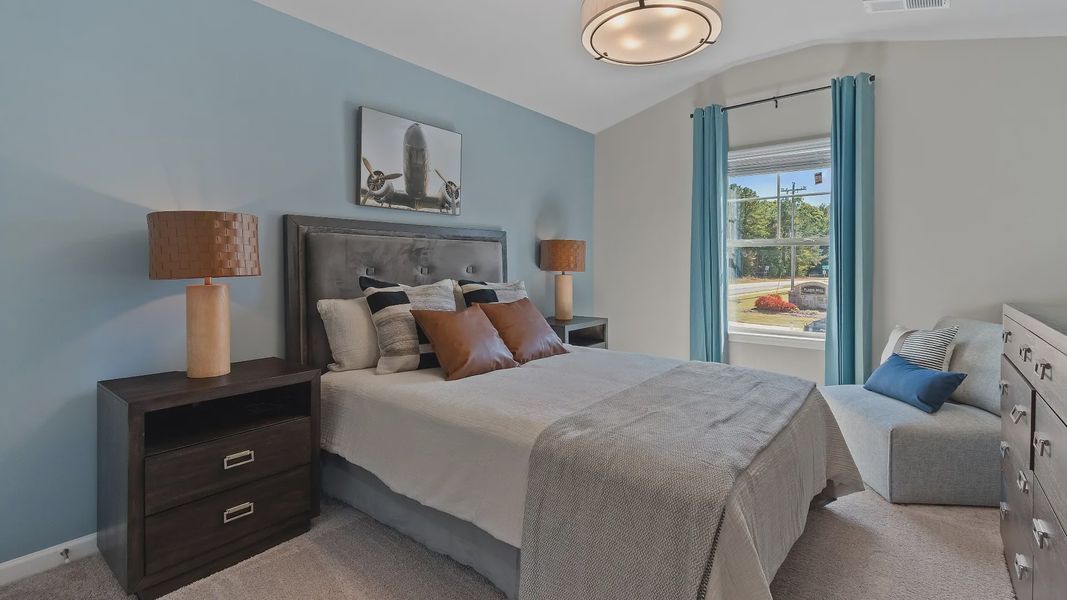 Representative furnished interior of a home built from the McKinley II - SL by DRB Homes in Brighton, Locust Grove (Image 26).