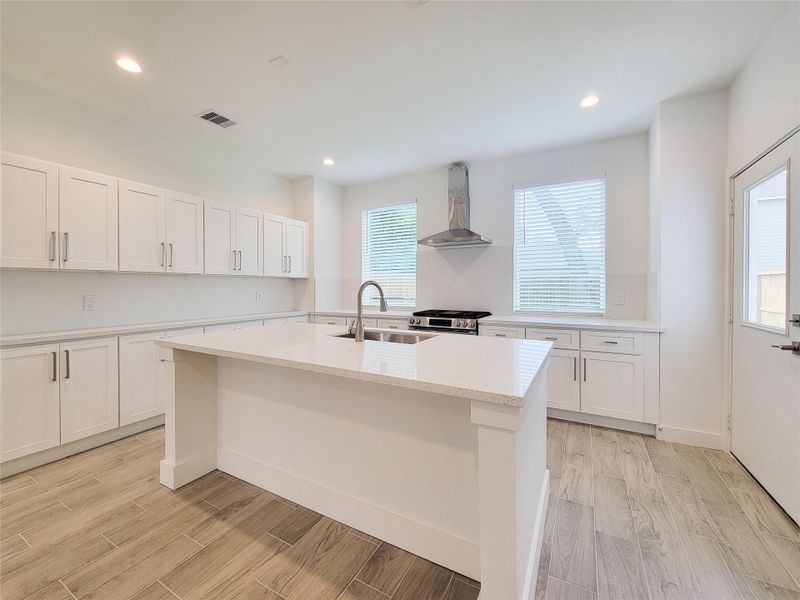 Furnished interior view inside a new home in , Houston (Image 10).