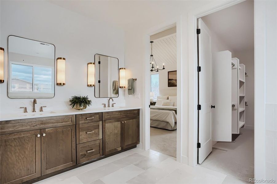 Furnished interior view inside a new home in , Denver (Image 8).