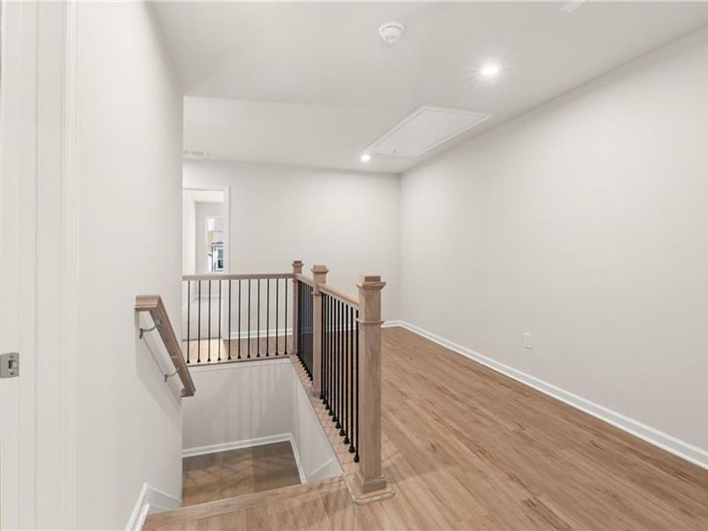 Spacious, unfurnished interior of a new home in The Village at Shallowford, Kennesaw (Image 23).