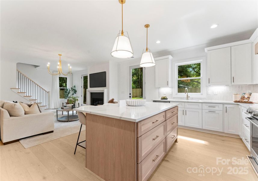 Furnished interior view inside a new home in , Charlotte (Image 15). Furnished interior view inside a new home in , Charlotte (Image 15).