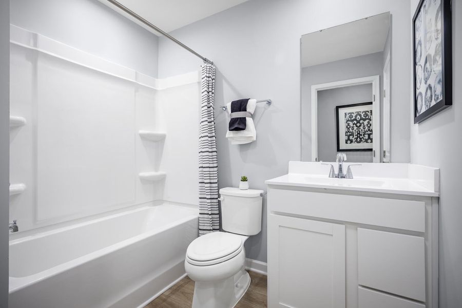 Furnished interior view inside a new home in Somerset, Santee (Image 11).