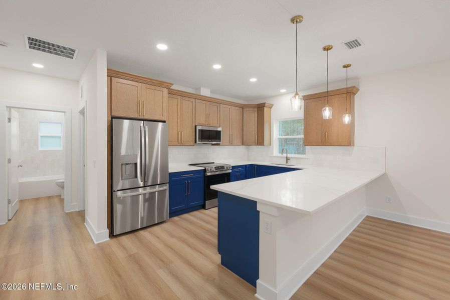 Furnished interior view inside a new home in , Hastings (Image 3).